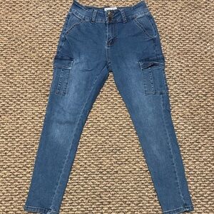Women's Revelation Denim Skinny Jeans with Cargo Pockets